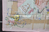 Authentic HERMES Carre 90 Scarf "LE CARNAVAL DE VENISE" Silk Pink 8200C