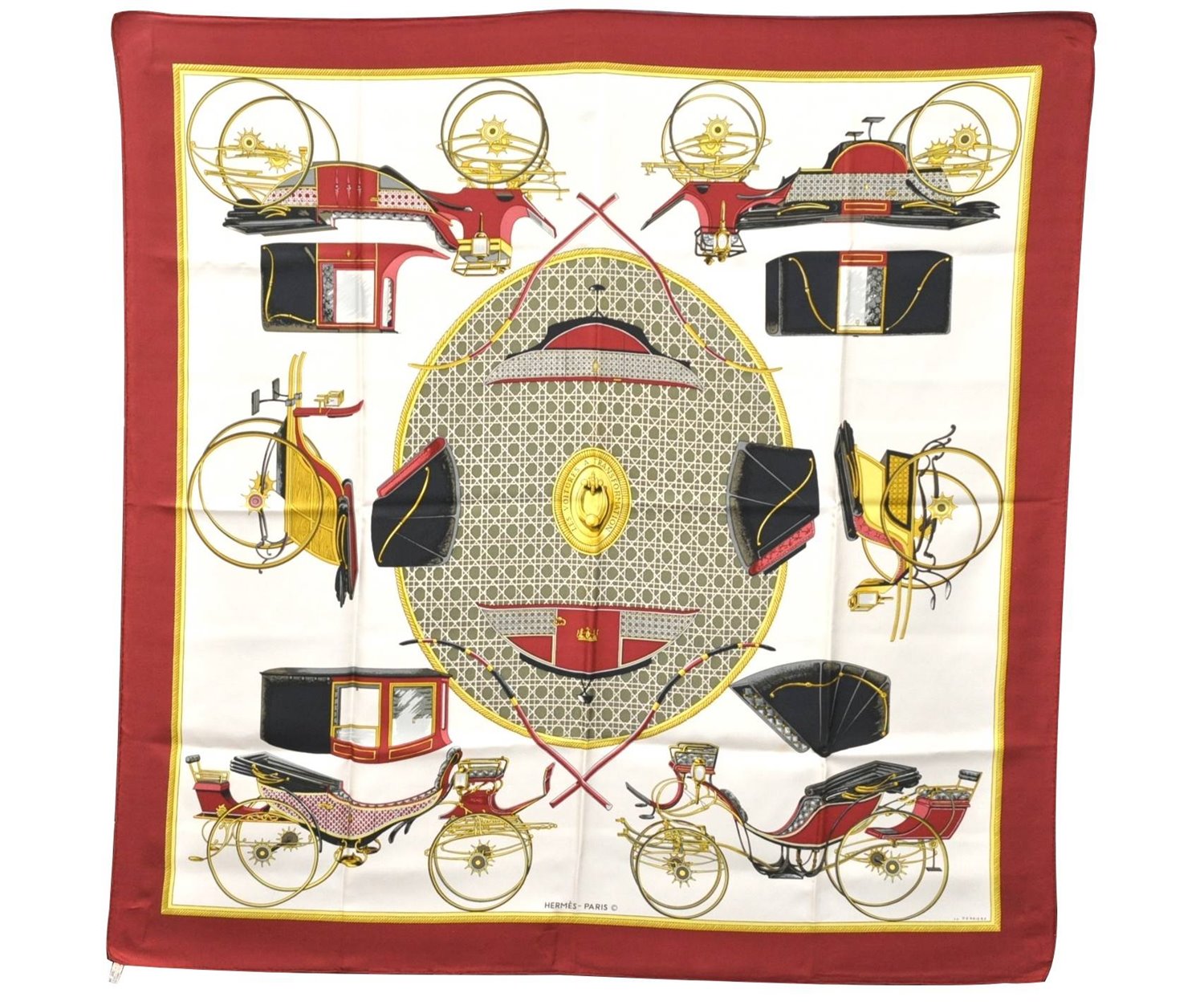 Authentic HERMES Carre 90 Scarf 