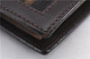 Authentic FENDI Zucca Notebook Cover Canvas Leather Brown 8207D