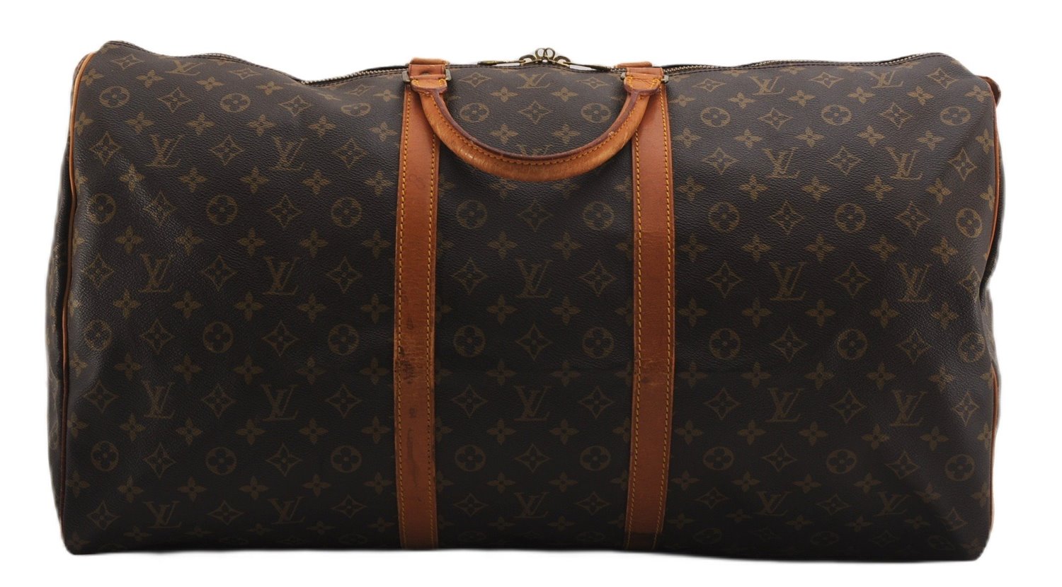 Authentic Louis Vuitton Monogram Keepall 60 Travel Boston Bag M41422 LV 8210F