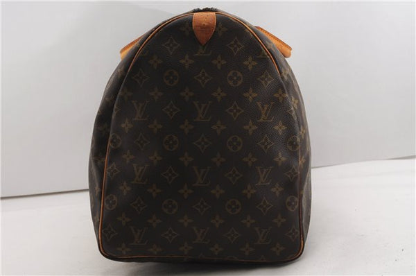 Authentic Louis Vuitton Monogram Keepall 60 Travel Boston Bag M41422 LV 8210F