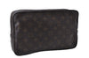 Auth Louis Vuitton Monogram Trousse Toilette 28 Clutch Hand Bag M47522 LV 8211D