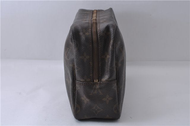 Auth Louis Vuitton Monogram Trousse Toilette 28 Clutch Hand Bag M47522 LV 8211D