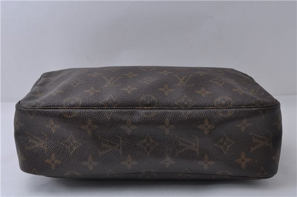 Auth Louis Vuitton Monogram Trousse Toilette 28 Clutch Hand Bag M47522 LV 8211D