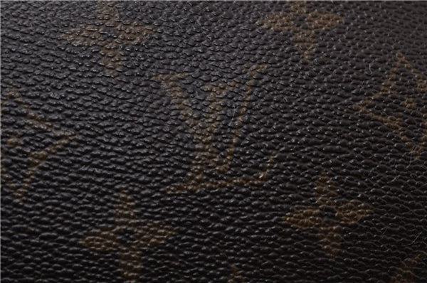 Auth Louis Vuitton Monogram Trousse Toilette 28 Clutch Hand Bag M47522 LV 8211D