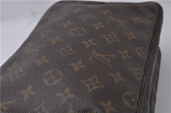 Auth Louis Vuitton Monogram Trousse Toilette 28 Clutch Hand Bag M47522 LV 8211D