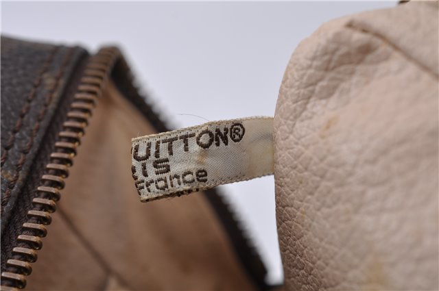 Auth Louis Vuitton Monogram Trousse Toilette 28 Clutch Hand Bag M47522 LV 8211D