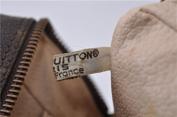 Auth Louis Vuitton Monogram Trousse Toilette 28 Clutch Hand Bag M47522 LV 8211D