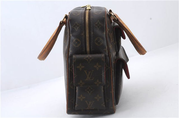 Authentic LOUIS VUITTON Monogram Excentri Cite Hand Bag Purse M51161 LV 8216C