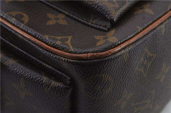 Authentic LOUIS VUITTON Monogram Excentri Cite Hand Bag Purse M51161 LV 8216C