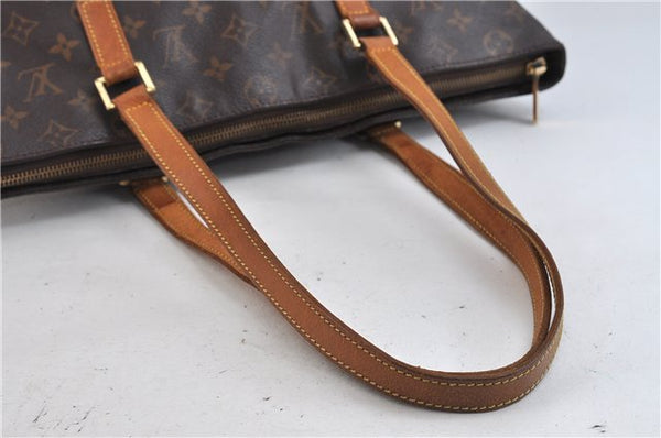 Authentic LOUIS VUITTON Monogram Cabas Mezzo Tote Bag M51151 LV 8221C