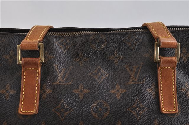 Authentic LOUIS VUITTON Monogram Cabas Mezzo Tote Bag M51151 LV 8221C