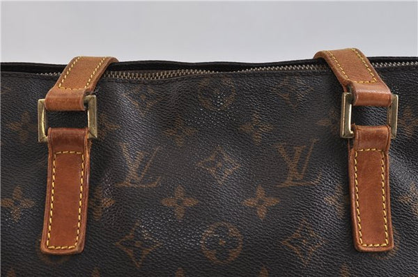 Authentic LOUIS VUITTON Monogram Cabas Mezzo Tote Bag M51151 LV 8221C