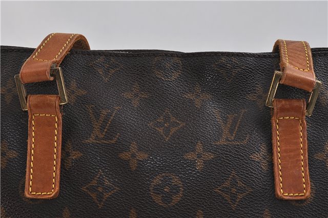 Authentic LOUIS VUITTON Monogram Cabas Mezzo Tote Bag M51151 LV 8221C