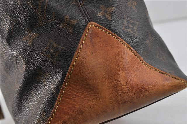 Authentic LOUIS VUITTON Monogram Cabas Mezzo Tote Bag M51151 LV 8221C