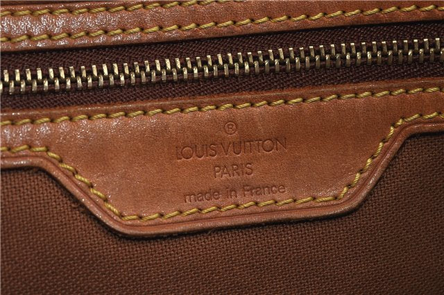 Authentic LOUIS VUITTON Monogram Cabas Mezzo Tote Bag M51151 LV 8221C