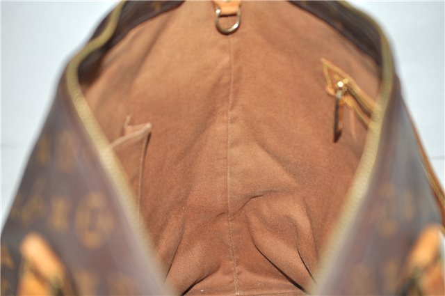 Authentic LOUIS VUITTON Monogram Cabas Mezzo Tote Bag M51151 LV 8221C