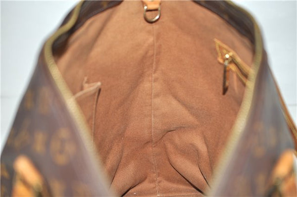 Authentic LOUIS VUITTON Monogram Cabas Mezzo Tote Bag M51151 LV 8221C