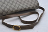 Authentic GUCCI Vintage Shoulder Cross Body Bag GG PVC Leather Brown 8228D