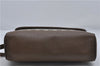 Authentic GUCCI Vintage Shoulder Cross Body Bag GG PVC Leather Brown 8228D