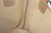 Authentic GUCCI Web Sherry Line Shoulder Tote Bag GG PVC Leather Brown 8229D