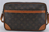 Auth Louis Vuitton Monogram Trocadero 30 Shoulder Cross Body Bag M51272 LV 8230D