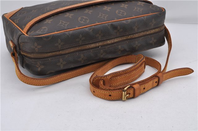 Auth Louis Vuitton Monogram Trocadero 30 Shoulder Cross Body Bag M51272 LV 8230D