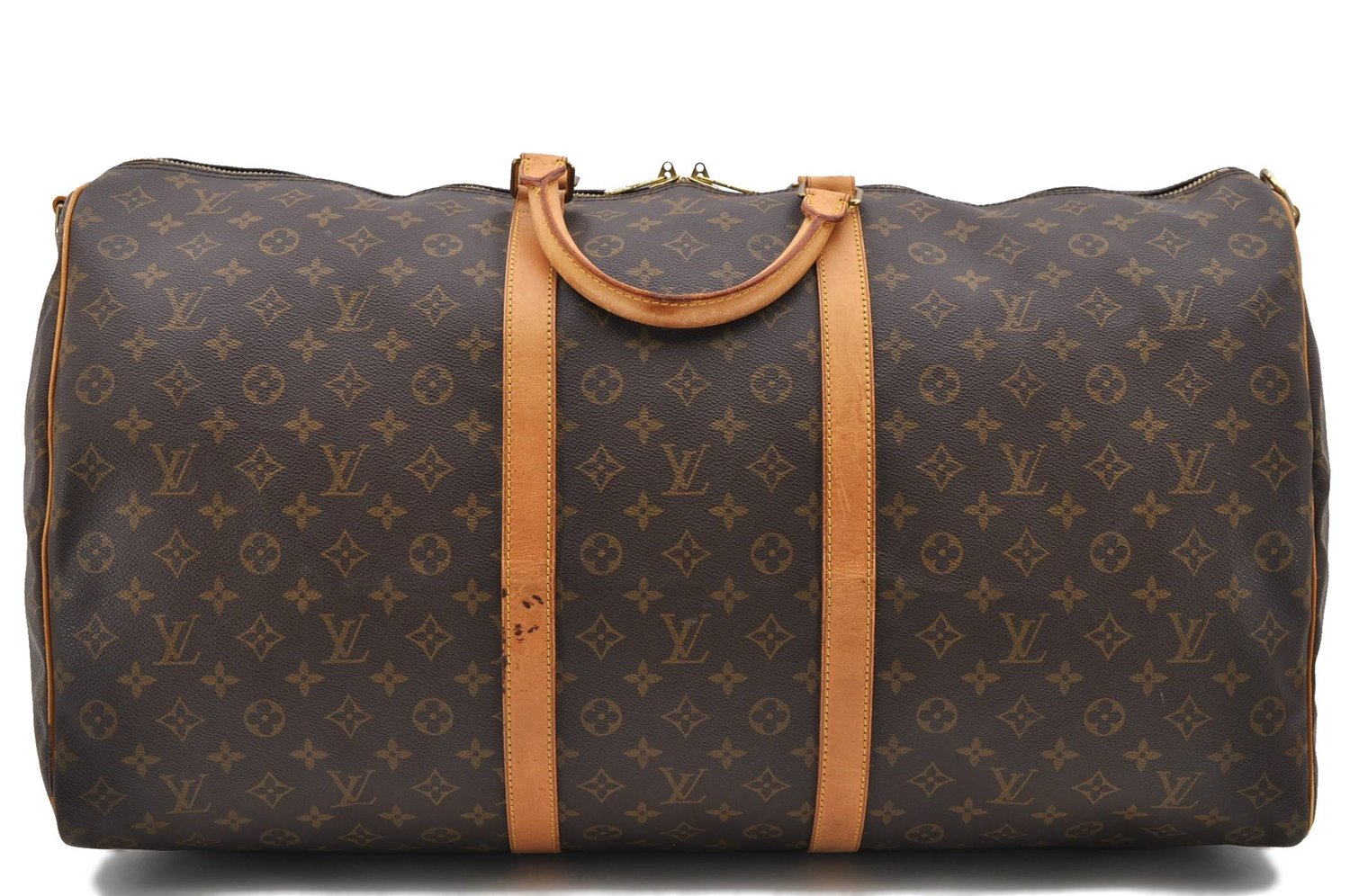 Auth LOUIS VUITTON Monogram Keepall Bandouliere 60 Boston Bag M41412 LV 8232C