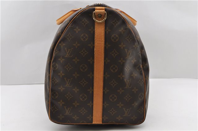 Auth LOUIS VUITTON Monogram Keepall Bandouliere 60 Boston Bag M41412 LV 8232C