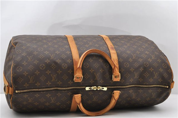 Auth LOUIS VUITTON Monogram Keepall Bandouliere 60 Boston Bag M41412 LV 8232C