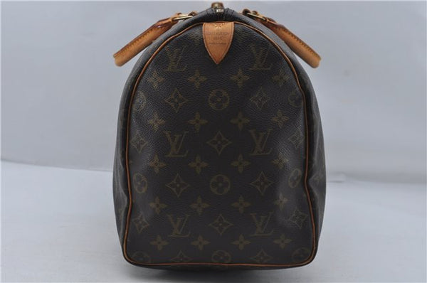 Authentic Louis Vuitton Monogram Speedy 40 Hand Boston Bag M41522 LV 8233D