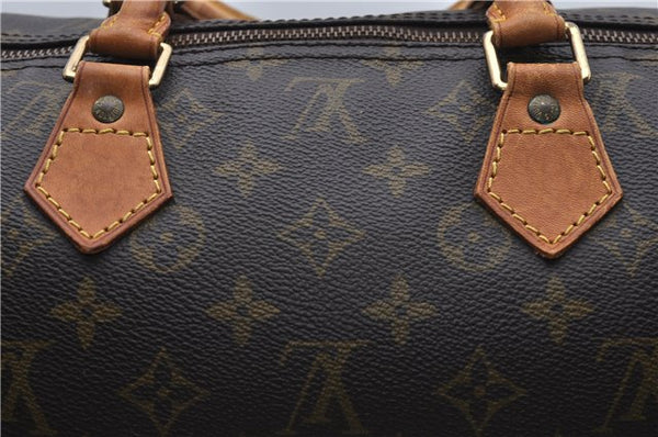 Authentic Louis Vuitton Monogram Speedy 40 Hand Boston Bag M41522 LV 8233D