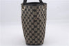 Authentic GUCCI Shoulder Tote Bag Purse GG Canvas Leather 0021099 Black 8234D