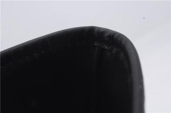 Authentic GUCCI Shoulder Tote Bag Purse GG Canvas Leather 0021099 Black 8234D