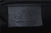 Authentic GUCCI Shoulder Tote Bag Purse GG Canvas Leather 0021099 Black 8234D