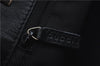 Authentic GUCCI Shoulder Tote Bag Purse GG Canvas Leather 0021099 Black 8234D