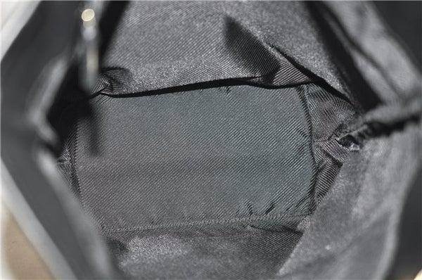 Authentic GUCCI Shoulder Tote Bag Purse GG Canvas Leather 0021099 Black 8234D