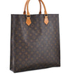 Authentic LOUIS VUITTON Monogram Sac Plat Hand Bag M51140 LV Junk 8235C