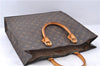 Authentic LOUIS VUITTON Monogram Sac Plat Hand Bag M51140 LV Junk 8235C