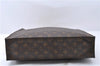 Authentic LOUIS VUITTON Monogram Sac Plat Hand Bag M51140 LV Junk 8235C