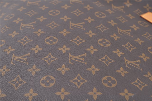 Authentic LOUIS VUITTON Monogram Sac Plat Hand Bag M51140 LV Junk 8235C