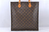 Authentic LOUIS VUITTON Monogram Sac Plat Hand Bag M51140 LV 8236C