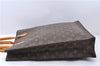 Authentic LOUIS VUITTON Monogram Sac Plat Hand Bag M51140 LV 8236C