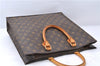 Authentic LOUIS VUITTON Monogram Sac Plat Hand Bag M51140 LV 8236C