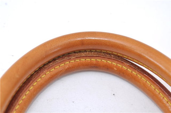 Authentic LOUIS VUITTON Monogram Sac Plat Hand Bag M51140 LV 8236C