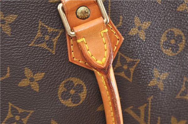 Authentic LOUIS VUITTON Monogram Sac Plat Hand Bag M51140 LV 8236C