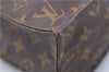 Authentic LOUIS VUITTON Monogram Sac Plat Hand Bag M51140 LV 8236C