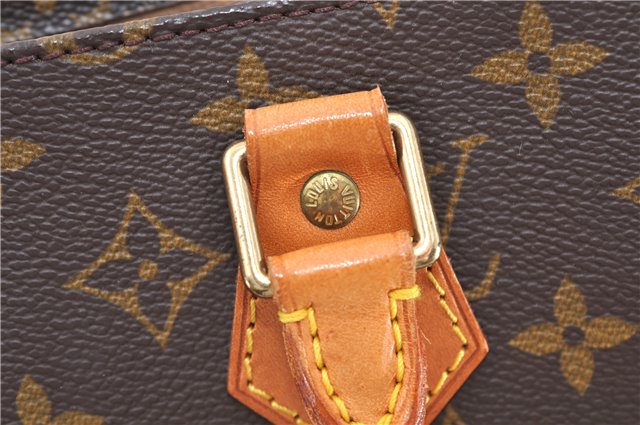 Authentic LOUIS VUITTON Monogram Sac Plat Hand Bag M51140 LV 8236C