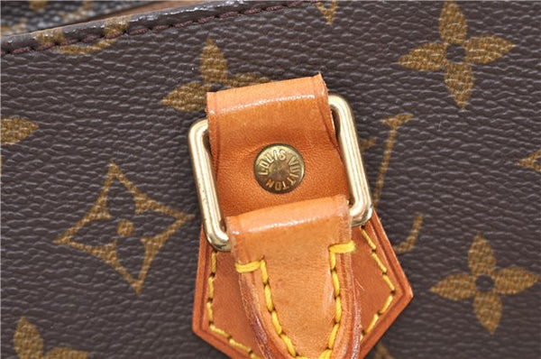 Authentic LOUIS VUITTON Monogram Sac Plat Hand Bag M51140 LV 8236C