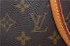 Authentic LOUIS VUITTON Monogram Sac Plat Hand Bag M51140 LV 8236C